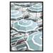 Wall Poster Turquoise Umbrellas - summer landscape of a sandy beach filled with sunbeds 135913 additionalThumb 10