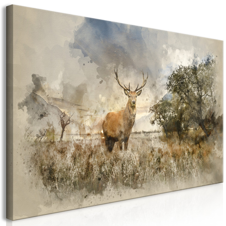 Large canvas print Deer in Field II [Large Format] 137613 additionalImage 3