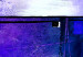 Canvas Art Print Purple City (1-piece) Narrow - abstraction in dark hues 138813 additionalThumb 4