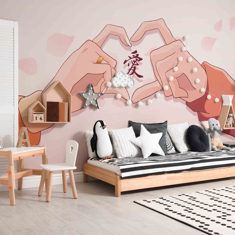Wall Mural Anime Love - Warm Heart Graphics Drawn in Manga Style 145513 additionalImage 5