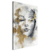 Canvas Portrait of a Stranger (1-piece) - woman's face with closed eyes 148913 additionalThumb 2