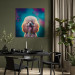 Canvas AI Fredy the Poodle Dog - Joyful Animal in a Candy Frame - Square 150213 additionalThumb 3