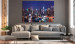 Large canvas print Skyscraper Lights at Night [Large Format] 150713 additionalThumb 6