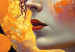 Large canvas print Orange Woman - A Portrait Inspired by the Work of Gustav Klimt [Large Format] 151113 additionalThumb 5