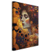 Large canvas print Orange Woman - A Portrait Inspired by the Work of Gustav Klimt [Large Format] 151113 additionalThumb 3