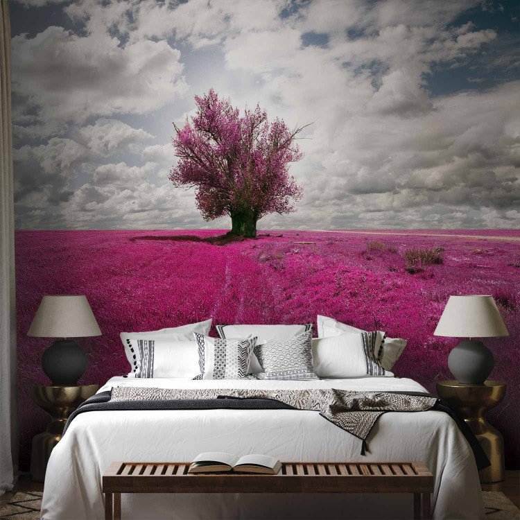 Wall Mural Magenta meadow 60013 additionalImage 2