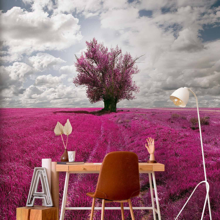 Wall Mural Magenta meadow 60013 additionalImage 4