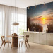 Wall Mural Coastal Landscape - Sunset over the sea against tall grass 61713 additionalThumb 7