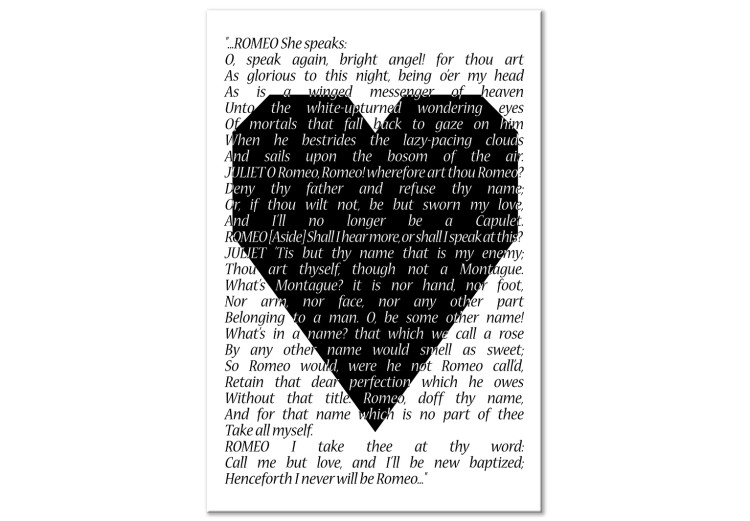 Canvas Print Romeo and Juliet (1 Part) Vertical 114723