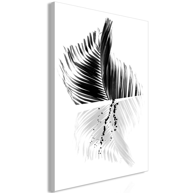 Canvas Black And White Palm (1 Part) Vertical 116923 additionalImage 2