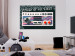 Canvas Art Print Vintage gamepad - graphic color console controller from the 90s 118623 additionalThumb 3