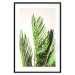 Poster Plant Detail - botanical composition with green leaves on a light background 119023 additionalThumb 17