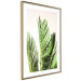 Poster Plant Detail - botanical composition with green leaves on a light background 119023 additionalThumb 8