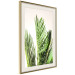 Poster Plant Detail - botanical composition with green leaves on a light background 119023 additionalThumb 2