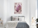 Canvas Print The subtlety of marble - magnolia flower motif on a marble background 122723 additionalThumb 3