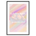 Wall Poster Try to Be a Rainbow - white text on a cloud and multicolored background 123223 additionalThumb 15