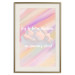 Wall Poster Try to Be a Rainbow - white text on a cloud and multicolored background 123223 additionalThumb 20