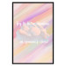 Wall Poster Try to Be a Rainbow - white text on a cloud and multicolored background 123223 additionalThumb 20