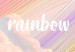 Wall Poster Try to Be a Rainbow - white text on a cloud and multicolored background 123223 additionalThumb 10
