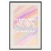 Wall Poster Try to Be a Rainbow - white text on a cloud and multicolored background 123223 additionalThumb 17