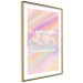 Wall Poster Try to Be a Rainbow - white text on a cloud and multicolored background 123223 additionalThumb 8