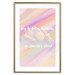 Wall Poster Try to Be a Rainbow - white text on a cloud and multicolored background 123223 additionalThumb 14