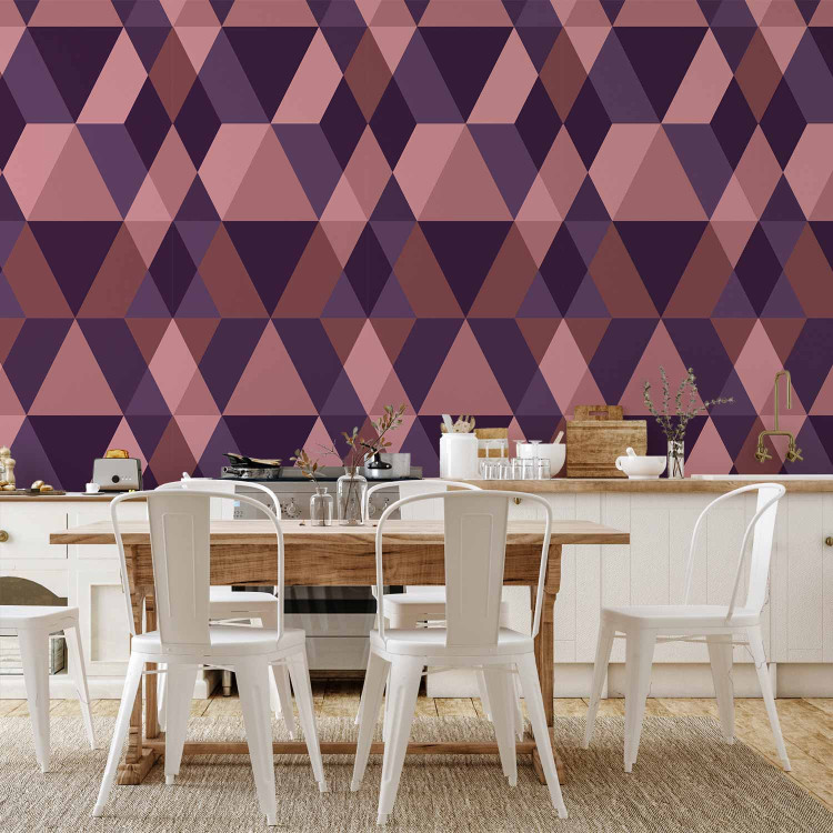 Modern Wallpaper Triangles of Purple 123723 additionalImage 8