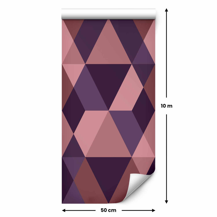 Modern Wallpaper Triangles of Purple 123723 additionalImage 7