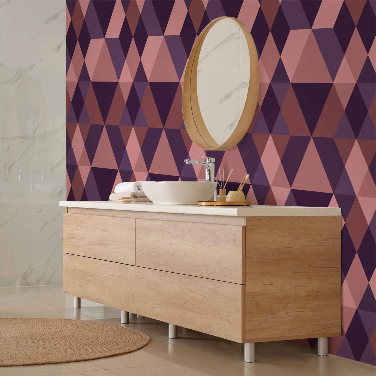 Modern Wallpaper Triangles of Purple 123723 additionalImage 10