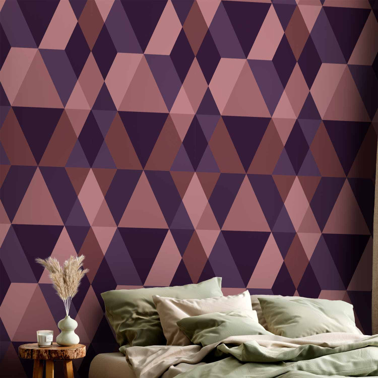 Modern Wallpaper Triangles of Purple 123723 additionalImage 4