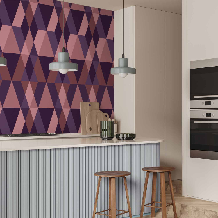 Modern Wallpaper Triangles of Purple 123723 additionalImage 9