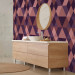 Modern Wallpaper Triangles of Purple 123723 additionalThumb 10