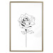 Wall Poster Subtle Day - abstract composition of a rose with geometric figures 126823 additionalThumb 16