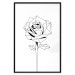 Wall Poster Subtle Day - abstract composition of a rose with geometric figures 126823 additionalThumb 18