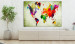 Large canvas print Colourful Continents [Large Format] 128623 additionalThumb 6