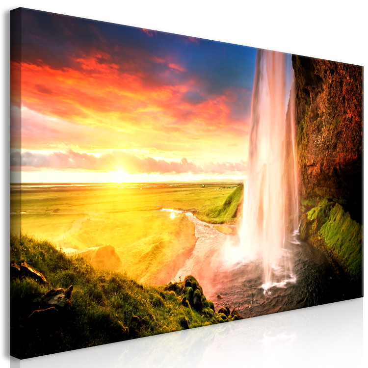 Large canvas print Seljalandsfoss Waterfall II [Large Format] 128723 additionalImage 3