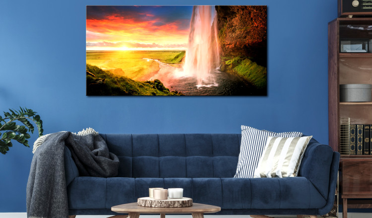 Large canvas print Seljalandsfoss Waterfall II [Large Format] 128723 additionalImage 6