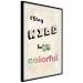 Poster Stay Wild Be Colorful - colorful English text on a beige background 128923 additionalThumb 2