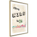 Poster Stay Wild Be Colorful - colorful English text on a beige background 128923 additionalThumb 7