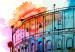 Canvas Colorful Rome (1-part) vertical - abstract colorful building 129323 additionalThumb 4