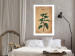 Wall Poster Mint Fantasy - composition with green plant and sheet of paper in background 129423 additionalThumb 3