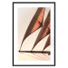Poster Sea Breeze - seascape of the front of a sailboat in sepia tones against the sky 129723 additionalThumb 15