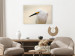 Canvas Print Snowy Egret (1-piece) Wide - white bird with a yellow element 129823 additionalThumb 3