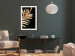 Wall Poster Magical Fern - golden fern leaf composition on a black background 130523 additionalThumb 24