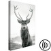 Canvas Lord of Autumn (1-piece) Vertical - black and white animal portrait 130723 additionalThumb 6