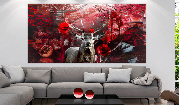 Large canvas print Purple Deer II [Large Format] 131523 additionalImage 6