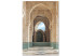 Canvas Art Print Stone Arches (1-piece) Vertical - Arab architecture in Morocco 134723