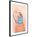 Wall Poster Good Friends - funny blue cat and pink mouse on a light background 135723 additionalThumb 21