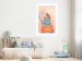 Wall Poster Good Friends - funny blue cat and pink mouse on a light background 135723 additionalThumb 11