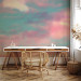 Wall Mural Colorful clouds - Blue sky with pink and white clouds 136323 additionalThumb 4